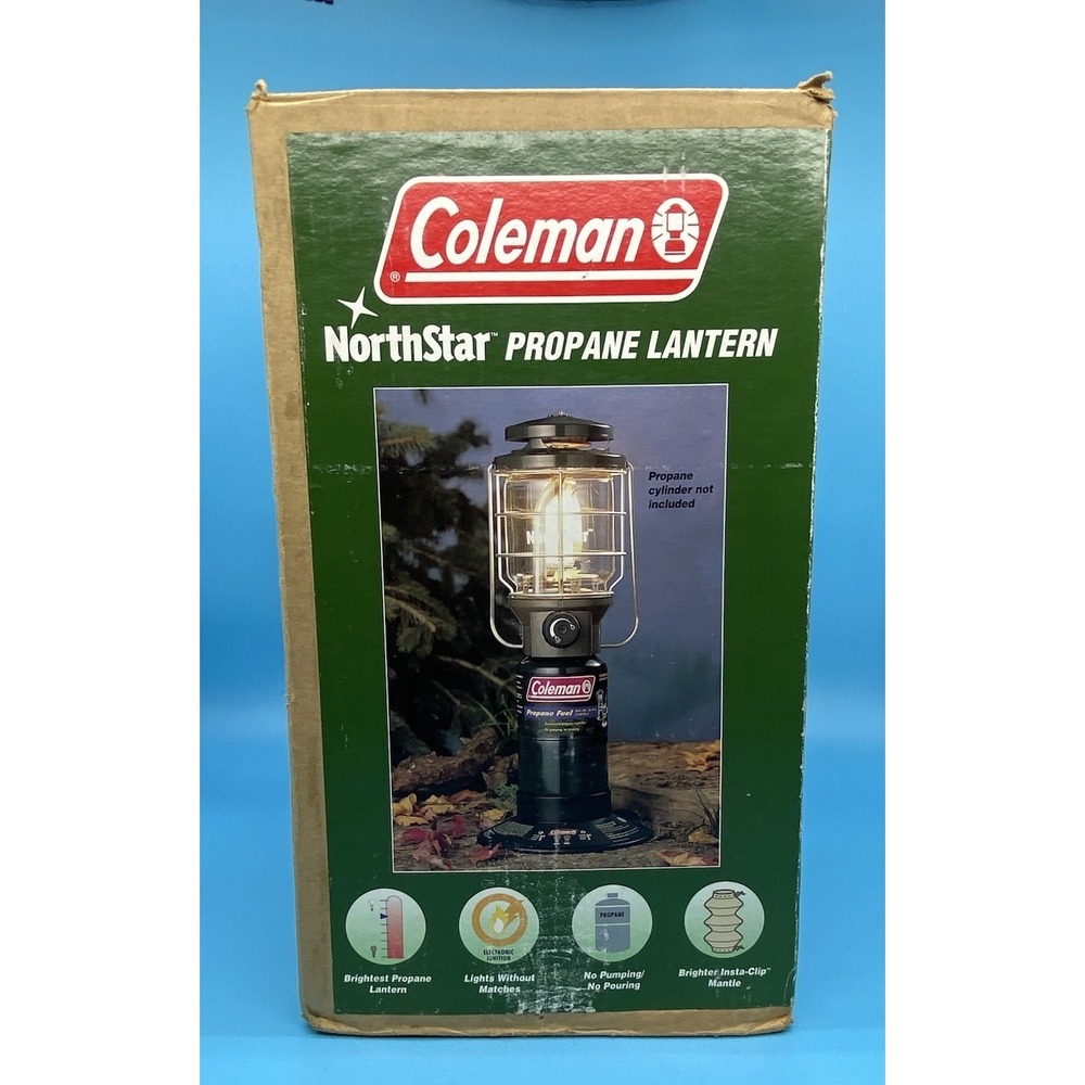 Vintage Coleman Northstar Propane Lantern 2500-750 with Original Box.  Camping